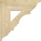 Ekena Millwork Balboa Traditional Rough Sawn Bracket, Douglas Fir, 6"W x 24"D x 24"H BKT06X24X24BOA01RDF - alternate 4